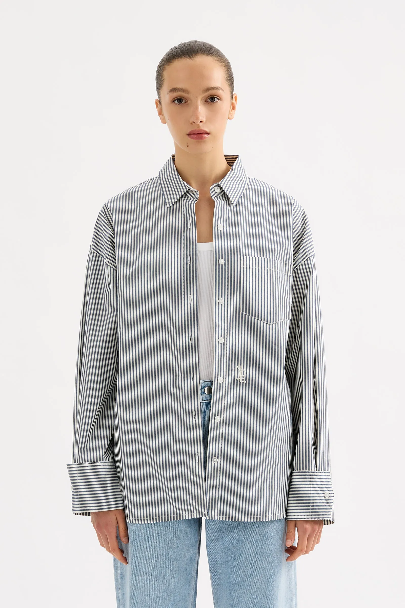 ORGANIC POPLIN SHIRT sold by Nude Lucy