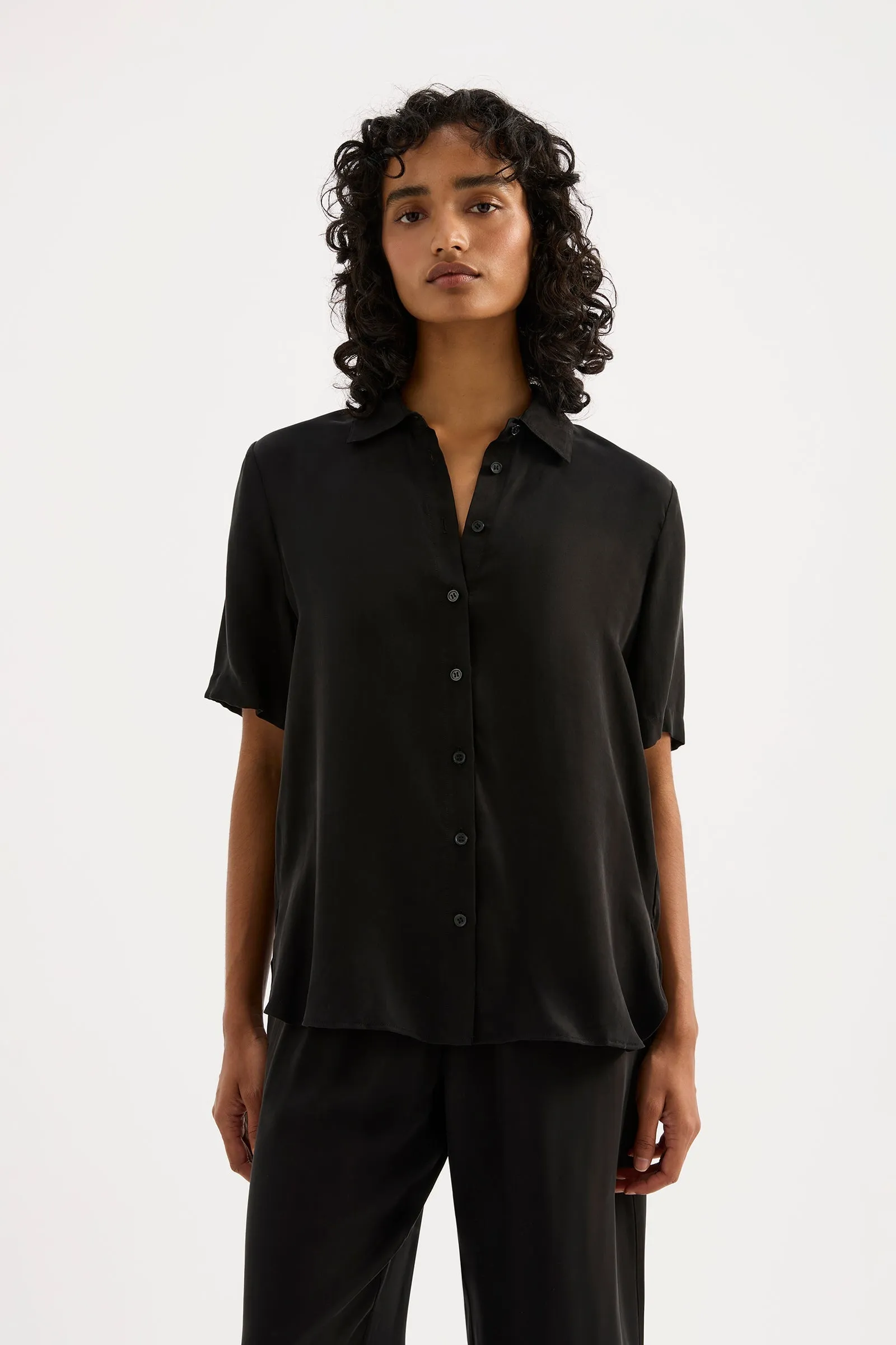 DARA CUPRO SHIRT sold by Nude Lucy