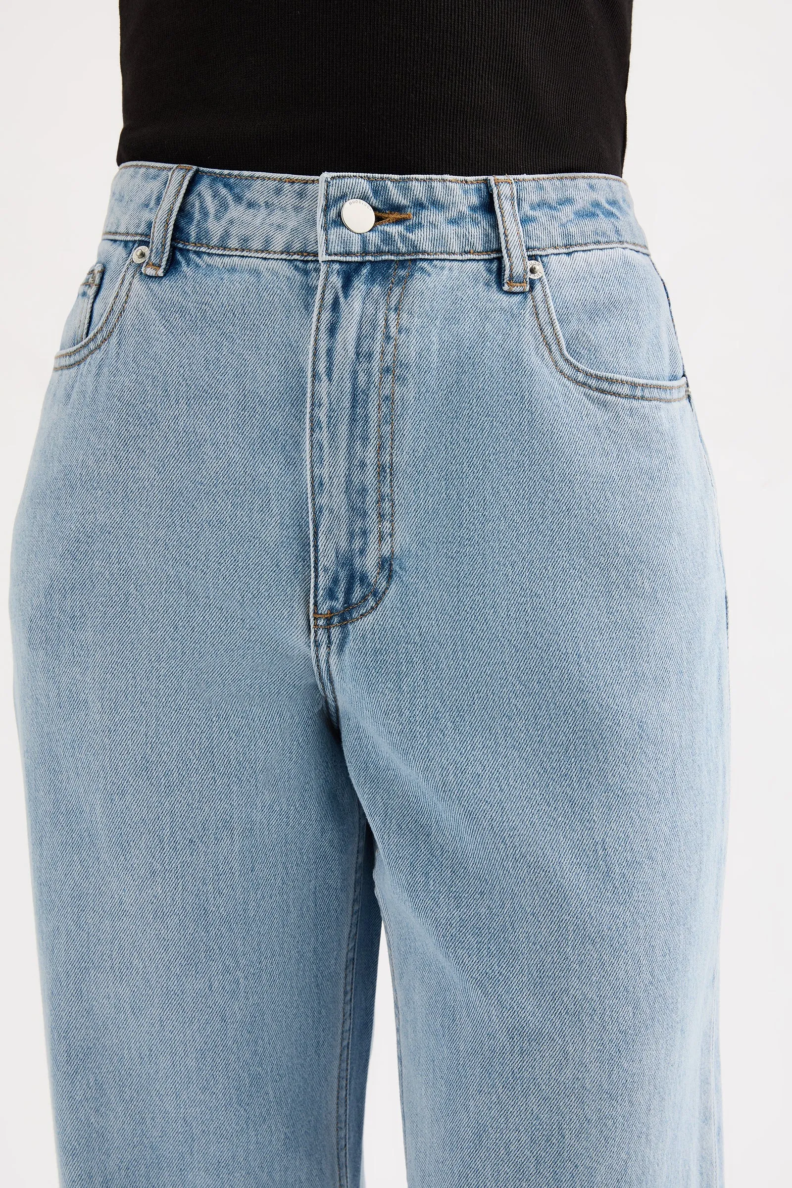 ORGANIC RELAXED LEG JEAN sold by Nude Lucy product image thumbnail 5
