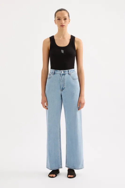 ORGANIC RELAXED LEG JEAN sold by Nude Lucy