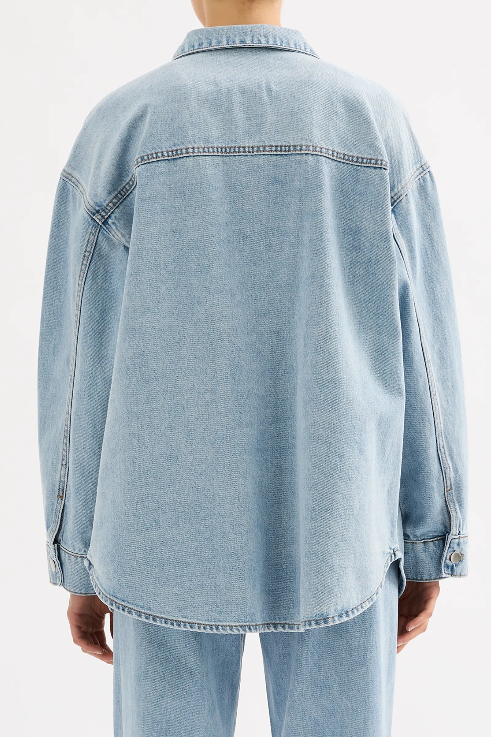 ORGANIC DENIM OVERSHIRT sold by Nude Lucy product image thumbnail 3