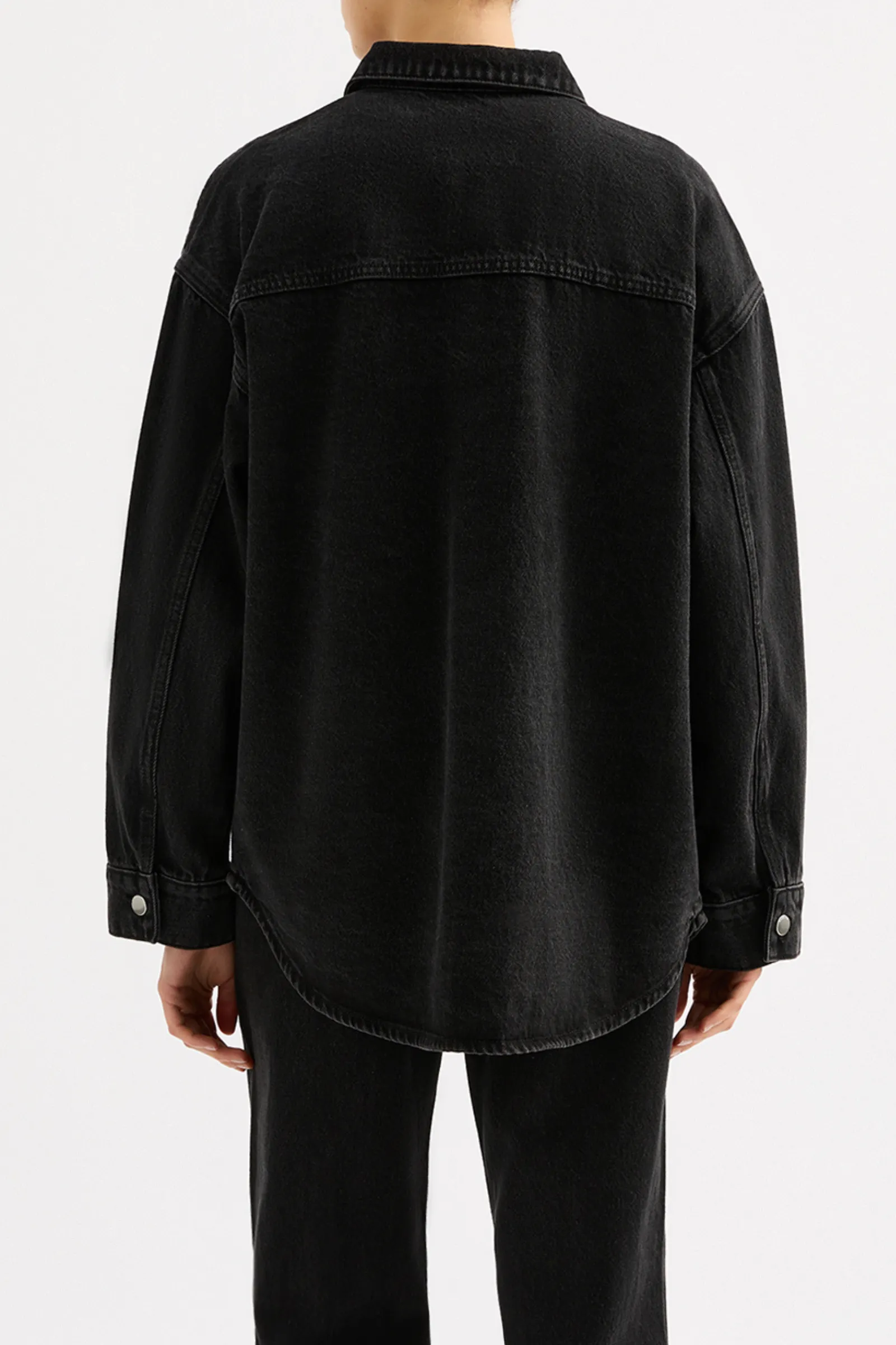 ORGANIC DENIM OVERSHIRT sold by Nude Lucy product image thumbnail 4
