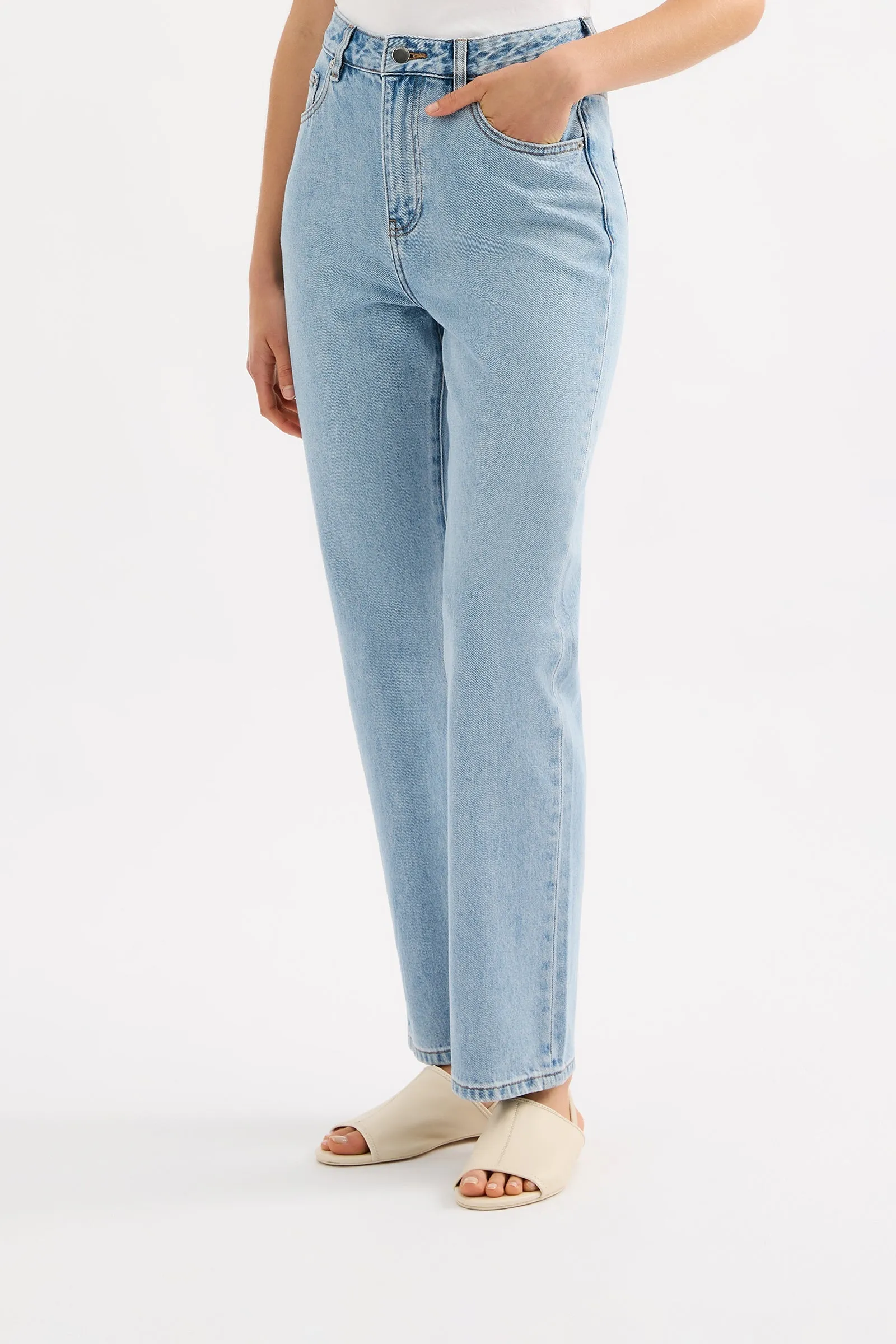 ORGANIC STRAIGHT LEG JEAN sold by Nude Lucy product image thumbnail 3
