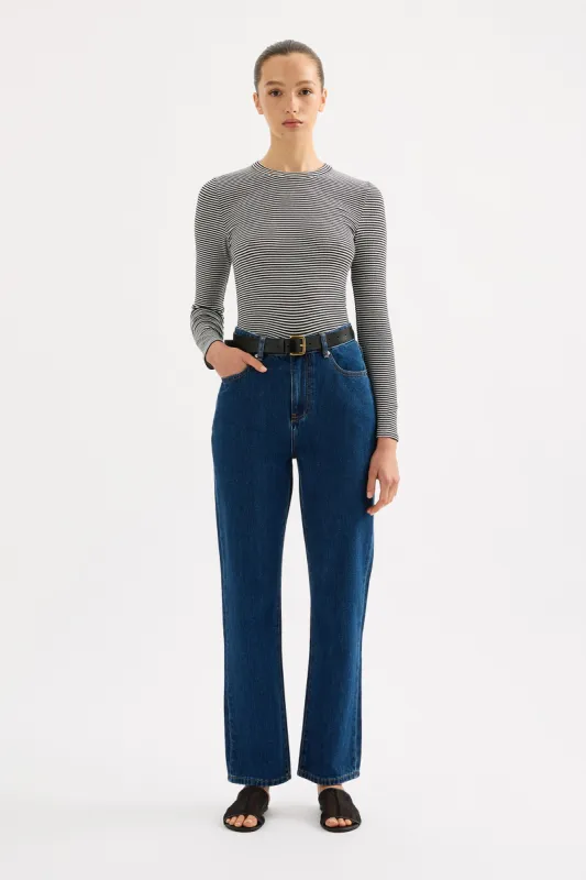 ORGANIC STRAIGHT LEG JEAN sold by Nude Lucy