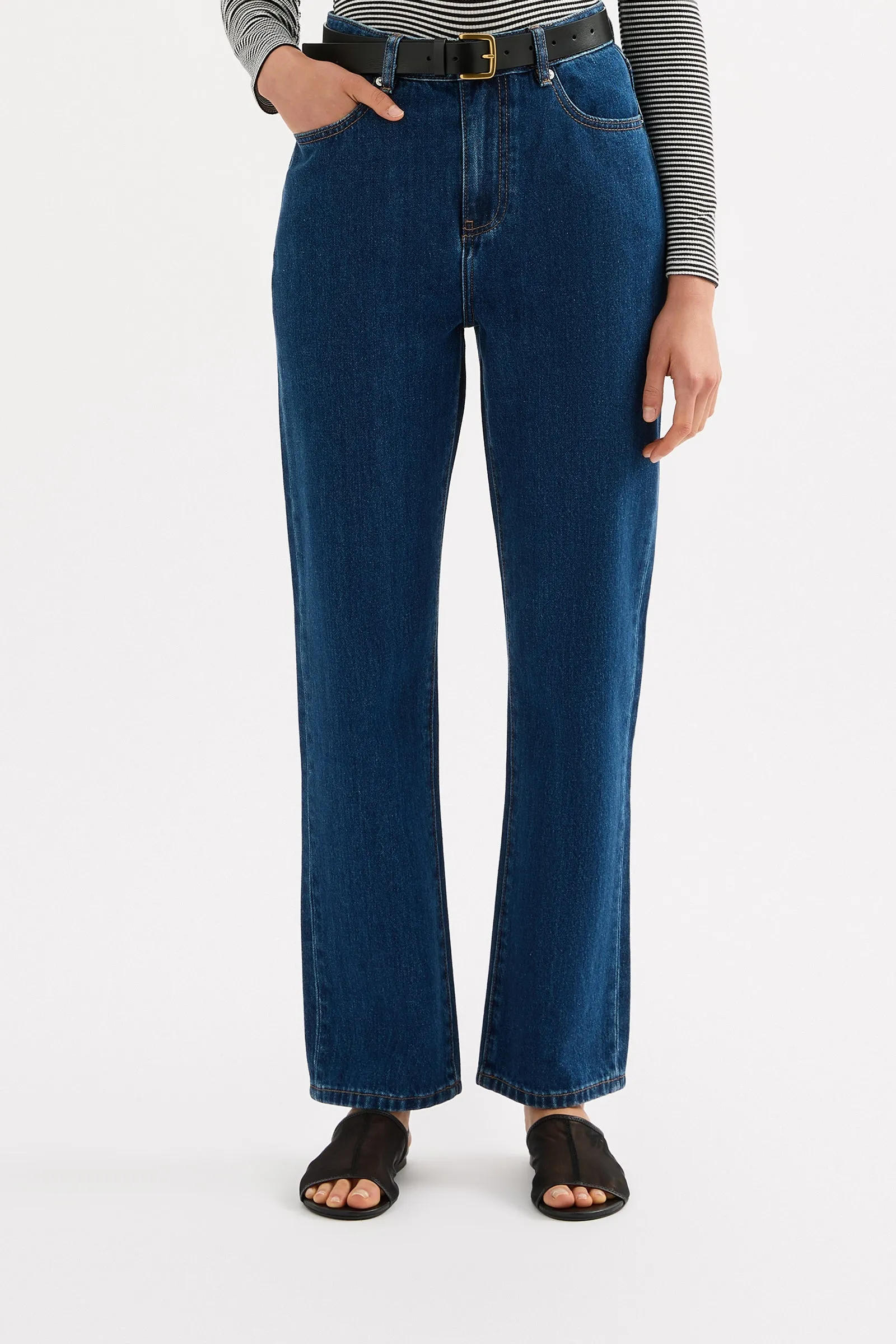 ORGANIC STRAIGHT LEG JEAN sold by Nude Lucy product image thumbnail 2