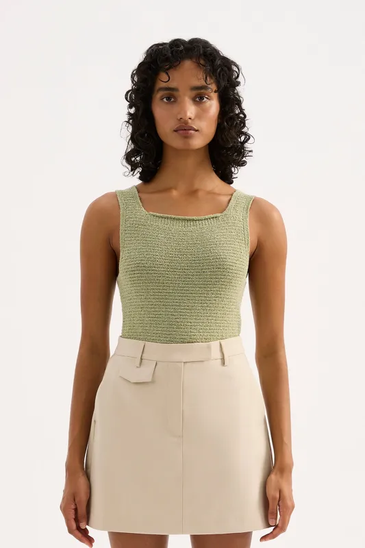 MIRU KNIT TANK sold by Nude Lucy