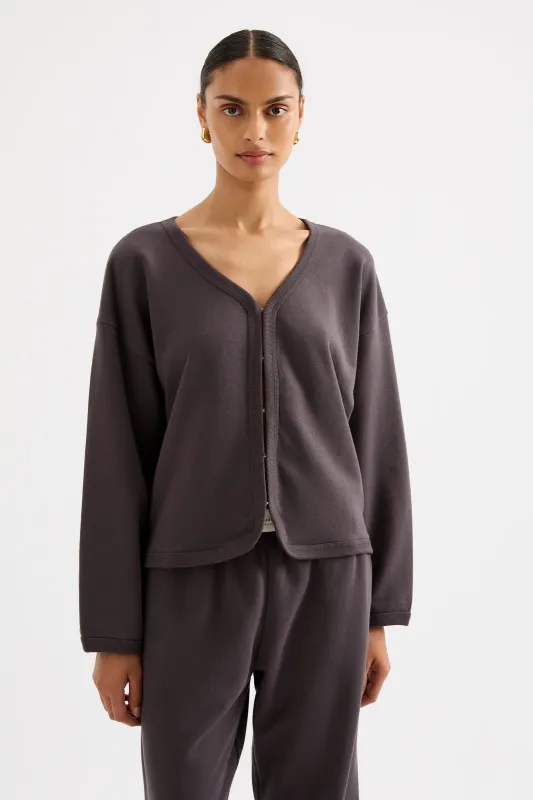 LOUNGE FLEECE CARDIGAN sold by Nude Lucy
