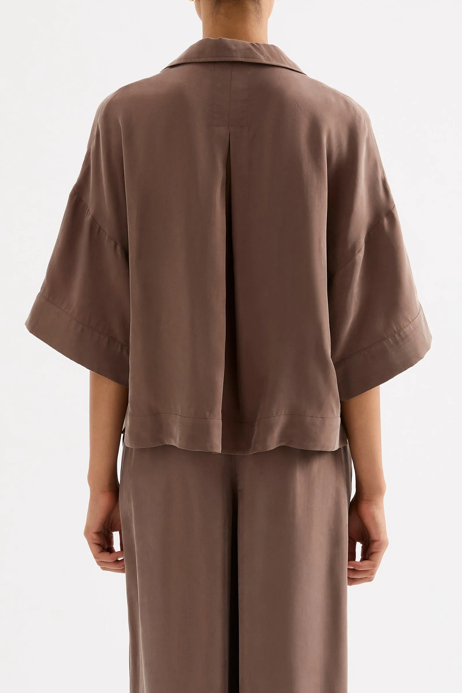 RIKA SS CUPRO SHIRT sold by Nude Lucy product image thumbnail 4