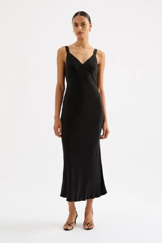 RONI CUPRO SLIP DRESS sold by Nude Lucy