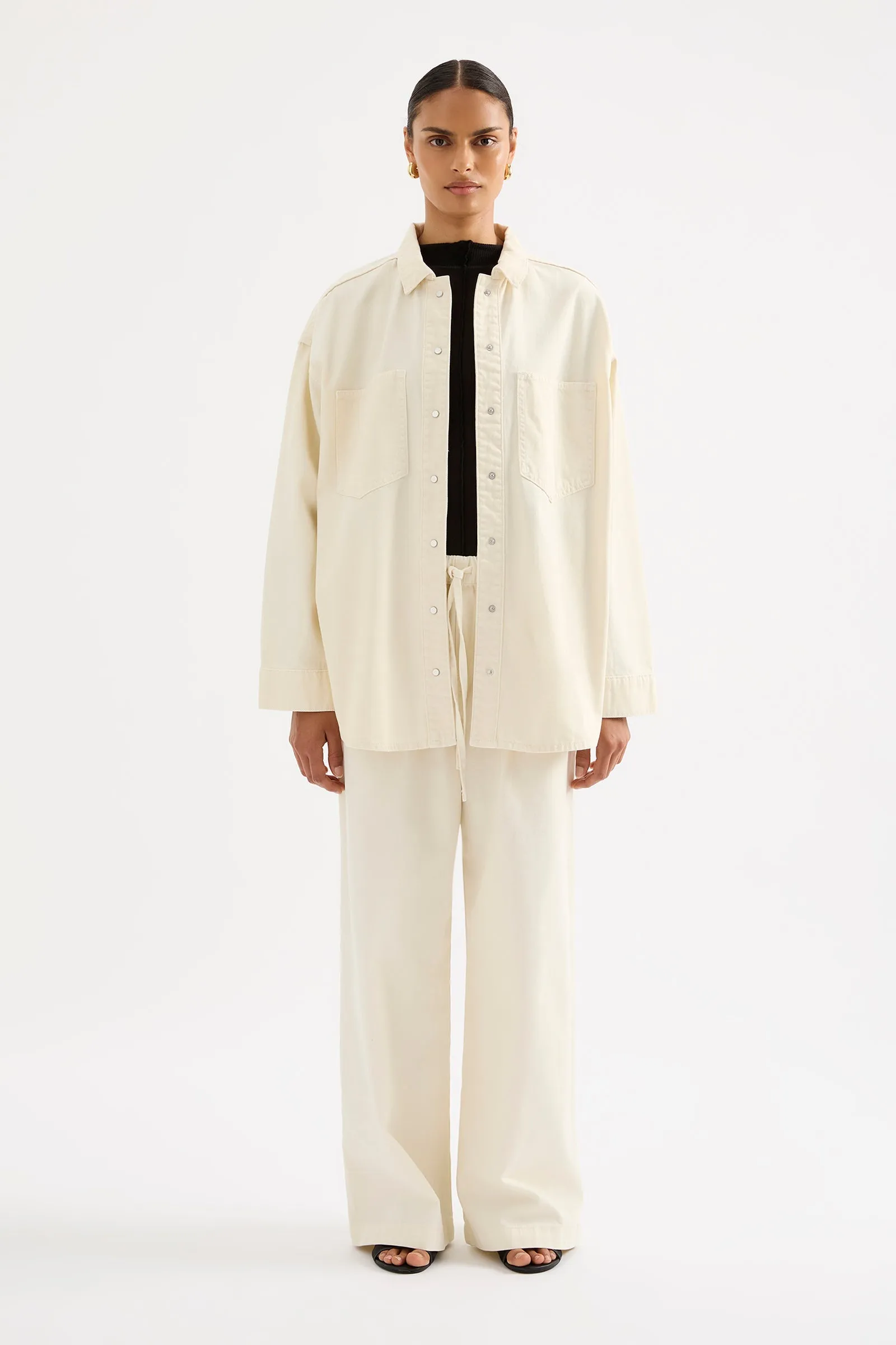 ESME DENIM OVERSHIRT sold by Nude Lucy product image thumbnail 5