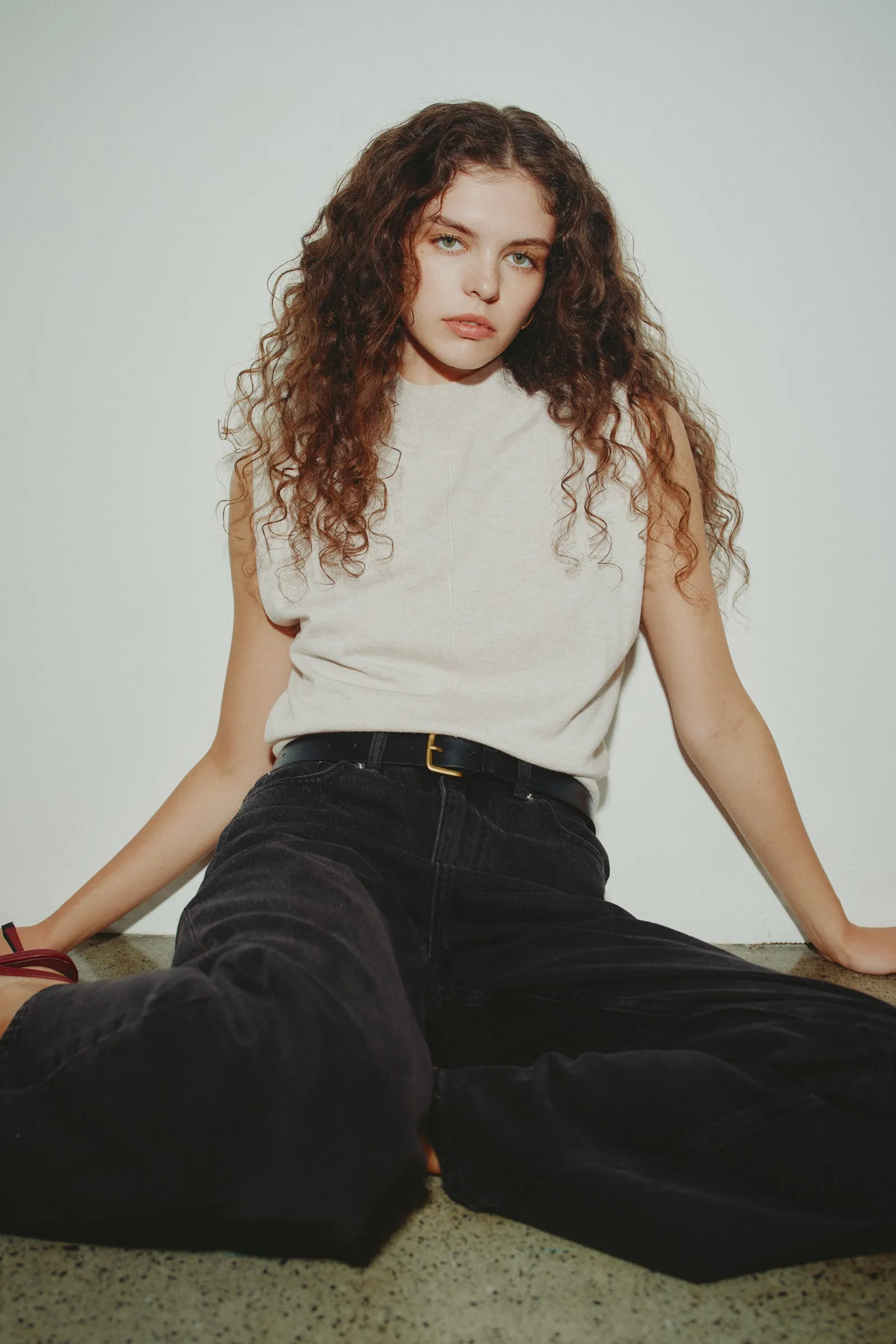 RAE KNIT TANK sold by Nude Lucy