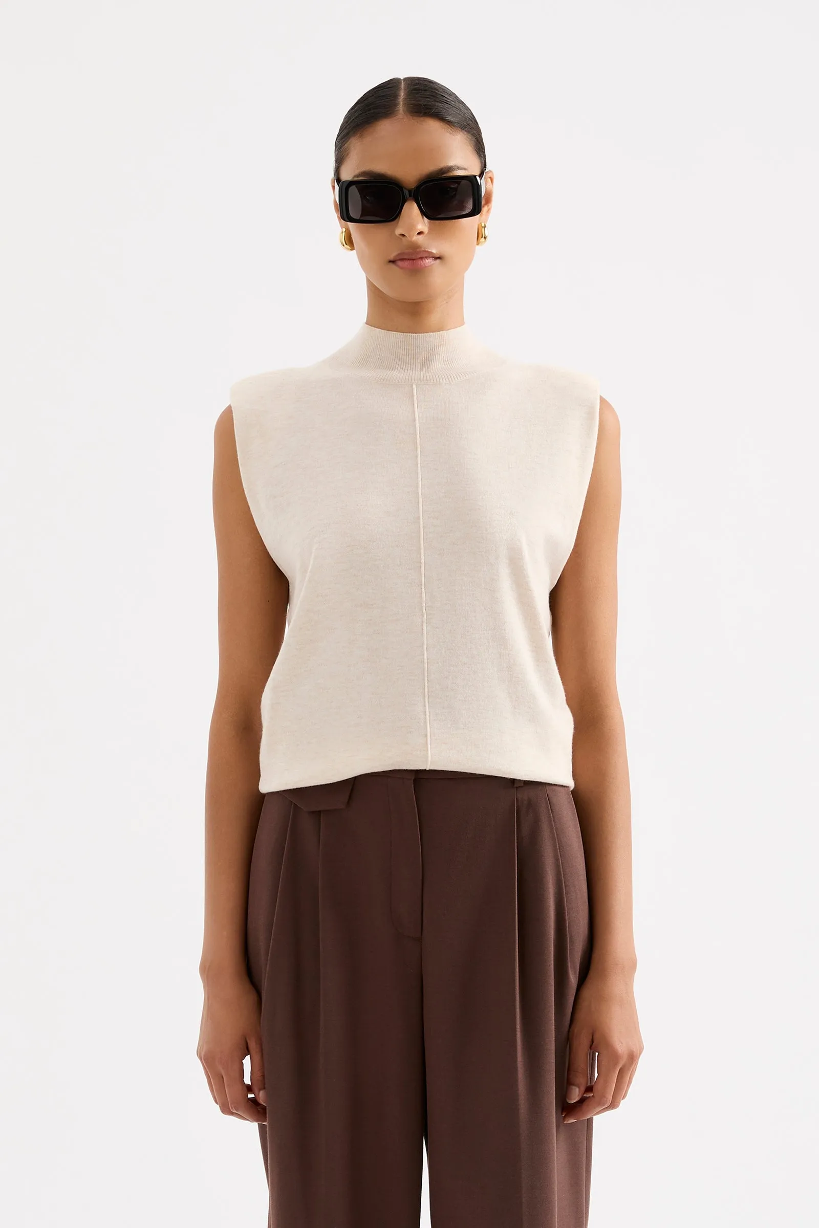 RAE KNIT TANK sold by Nude Lucy product image thumbnail 2