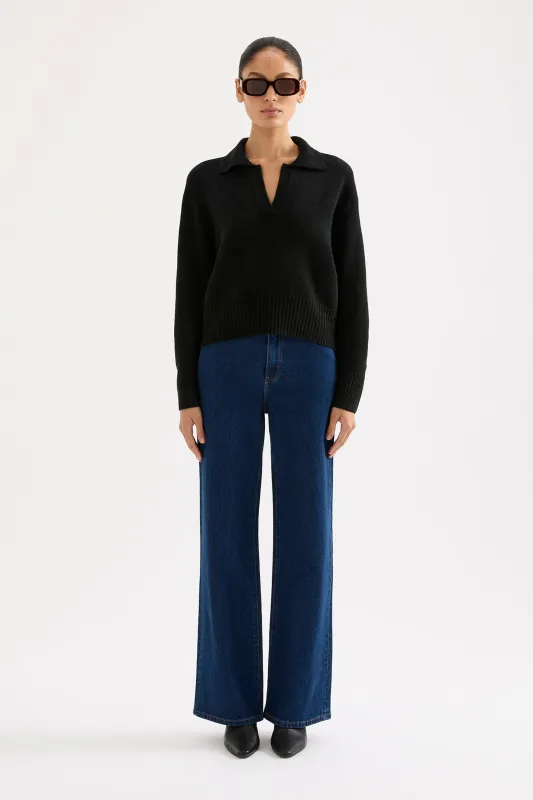 KINSLEY RUGBY KNIT sold by Nude Lucy