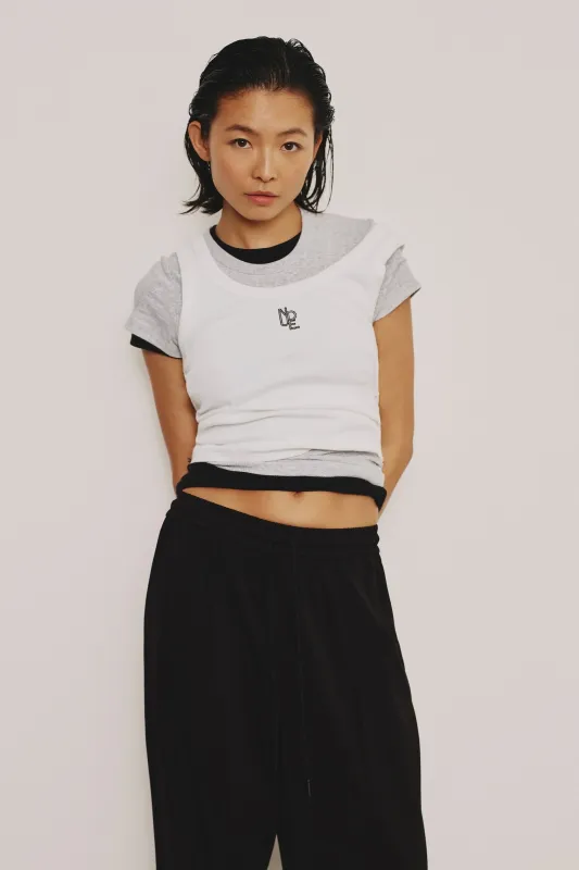 ORGANIC EMBLEM SINGLET sold by Nude Lucy