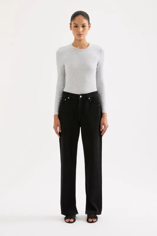 ORGANIC SPLIT HEM JEAN sold by Nude Lucy