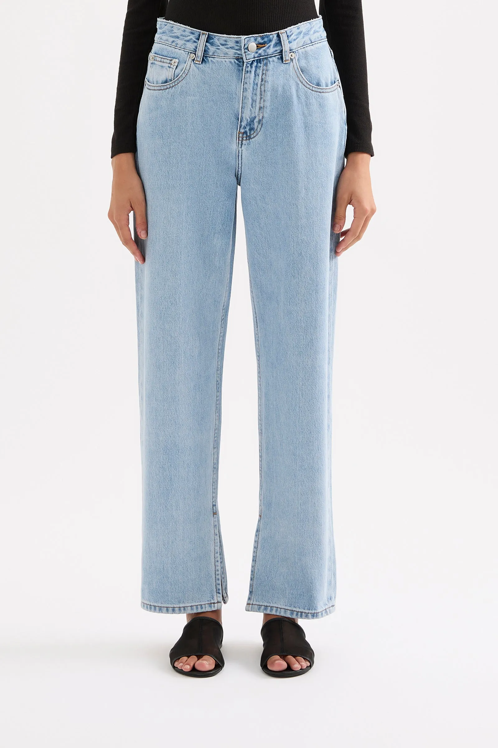 ORGANIC SPLIT HEM JEAN sold by Nude Lucy product image thumbnail 2