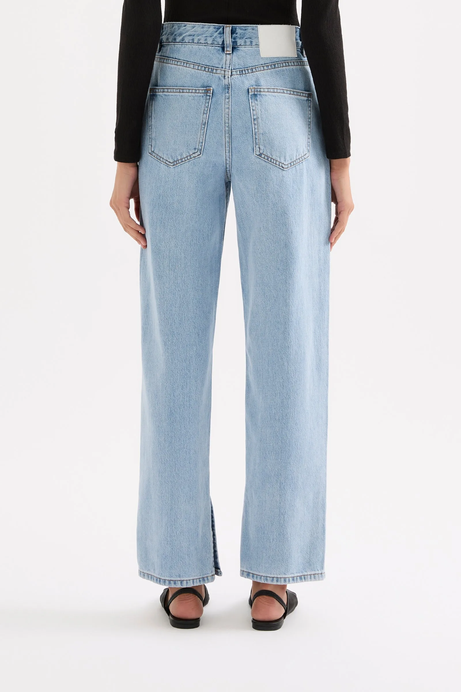 ORGANIC SPLIT HEM JEAN sold by Nude Lucy product image thumbnail 4