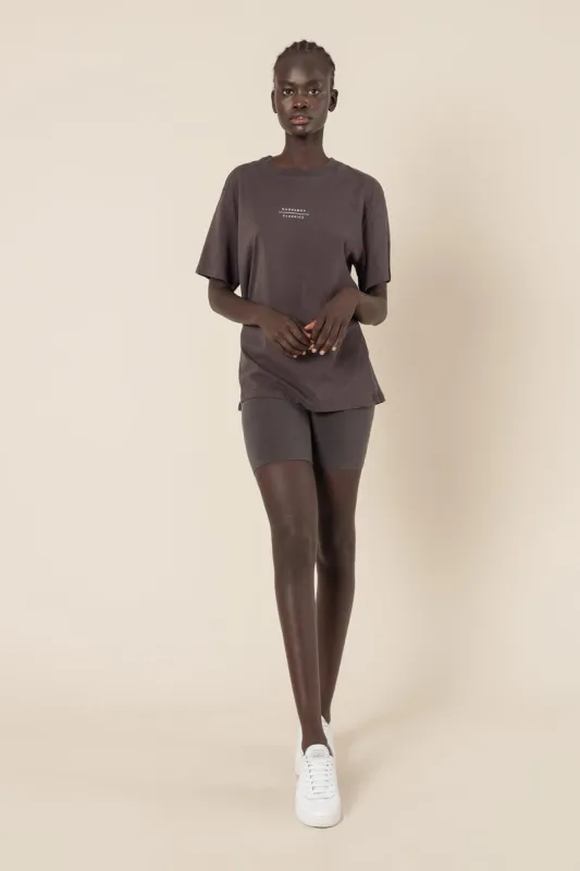 NUDE CLASSICS SLOGAN BF TEE sold by Nude Lucy