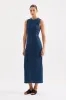 IDA DENIM MAXI DRESS sold by Nude Lucy