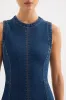 IDA DENIM MAXI DRESS sold by Nude Lucy