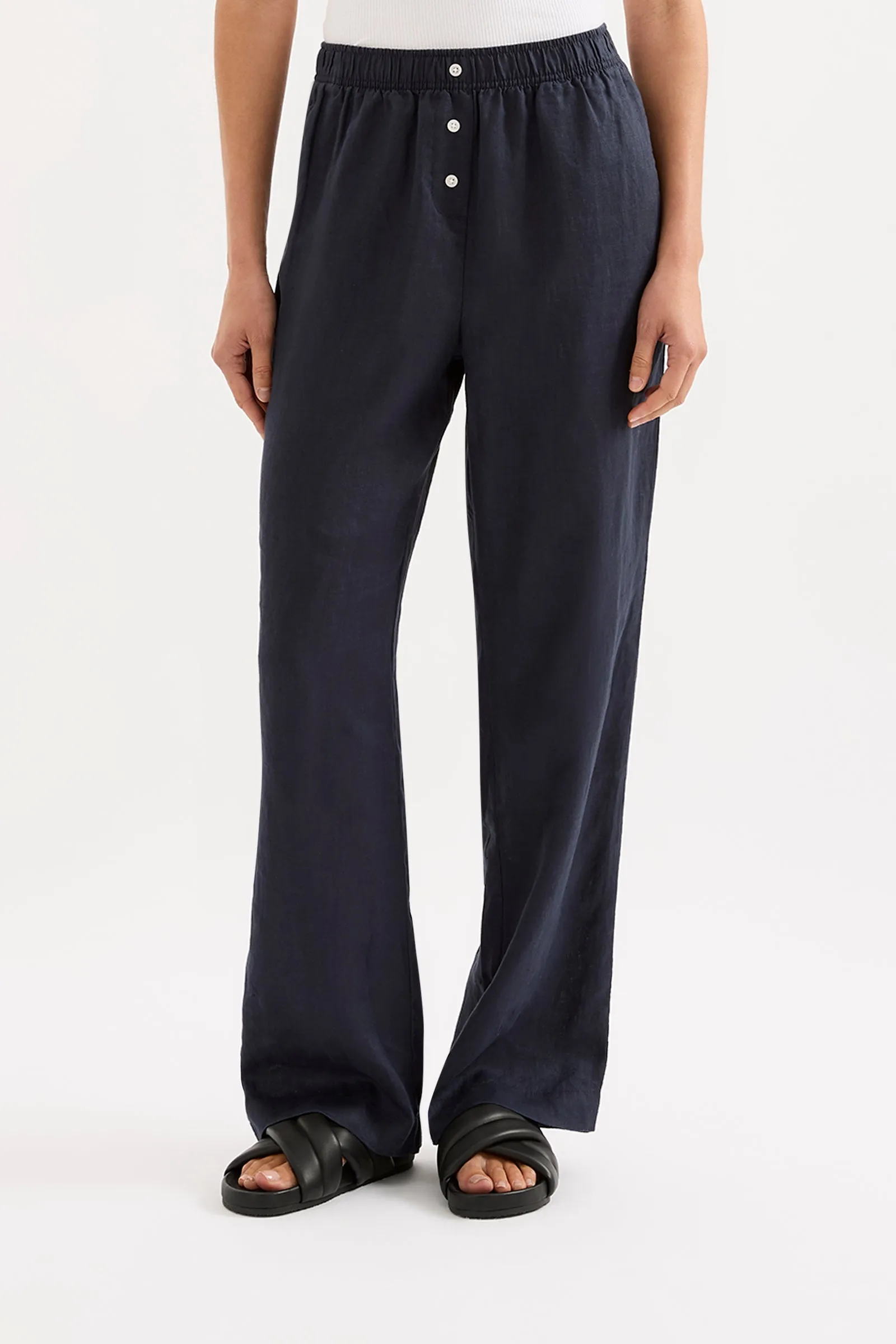 LOUNGE LINEN PANT sold by Nude Lucy product image thumbnail 2