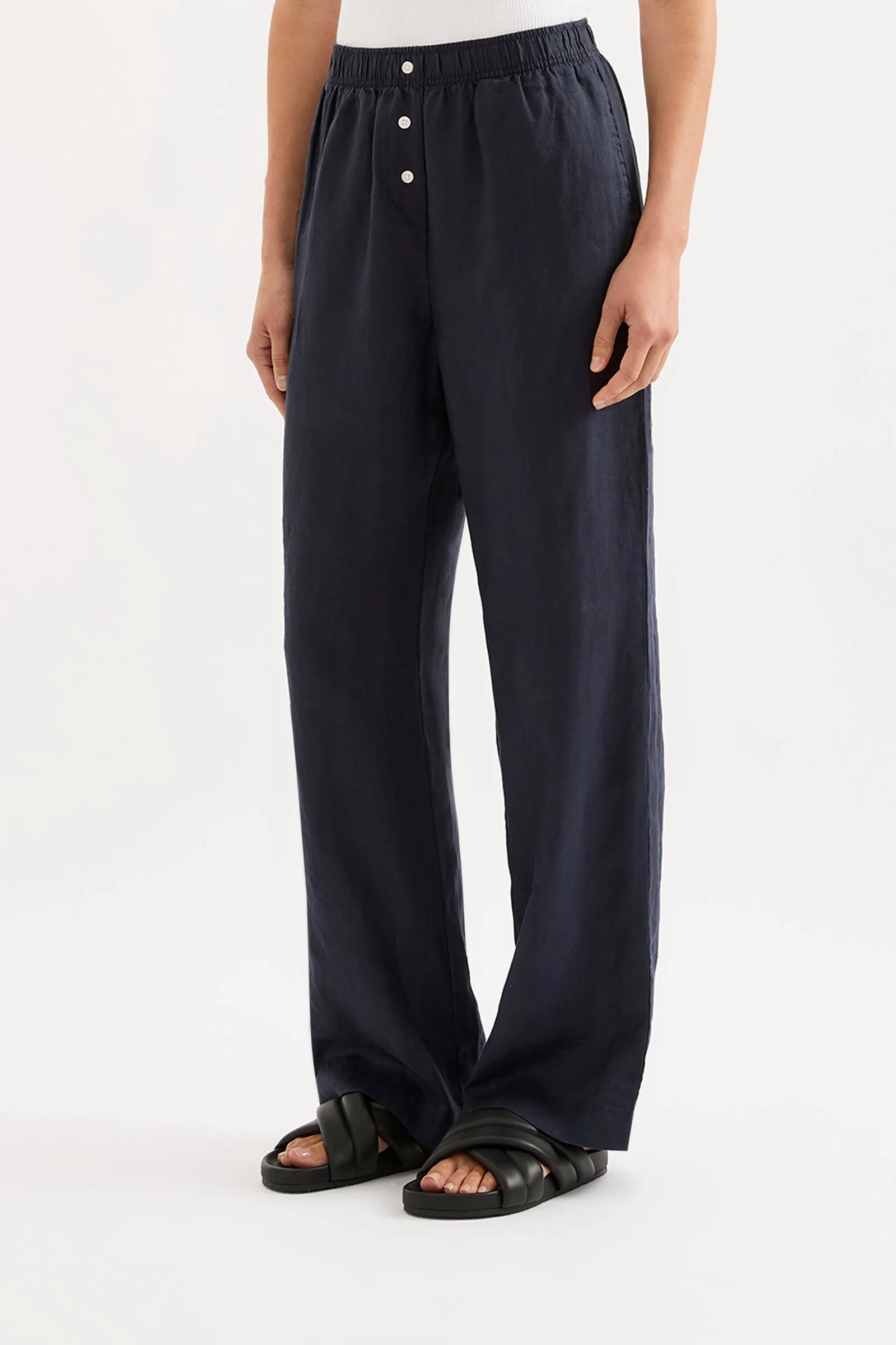 LOUNGE LINEN PANT sold by Nude Lucy product image thumbnail 3