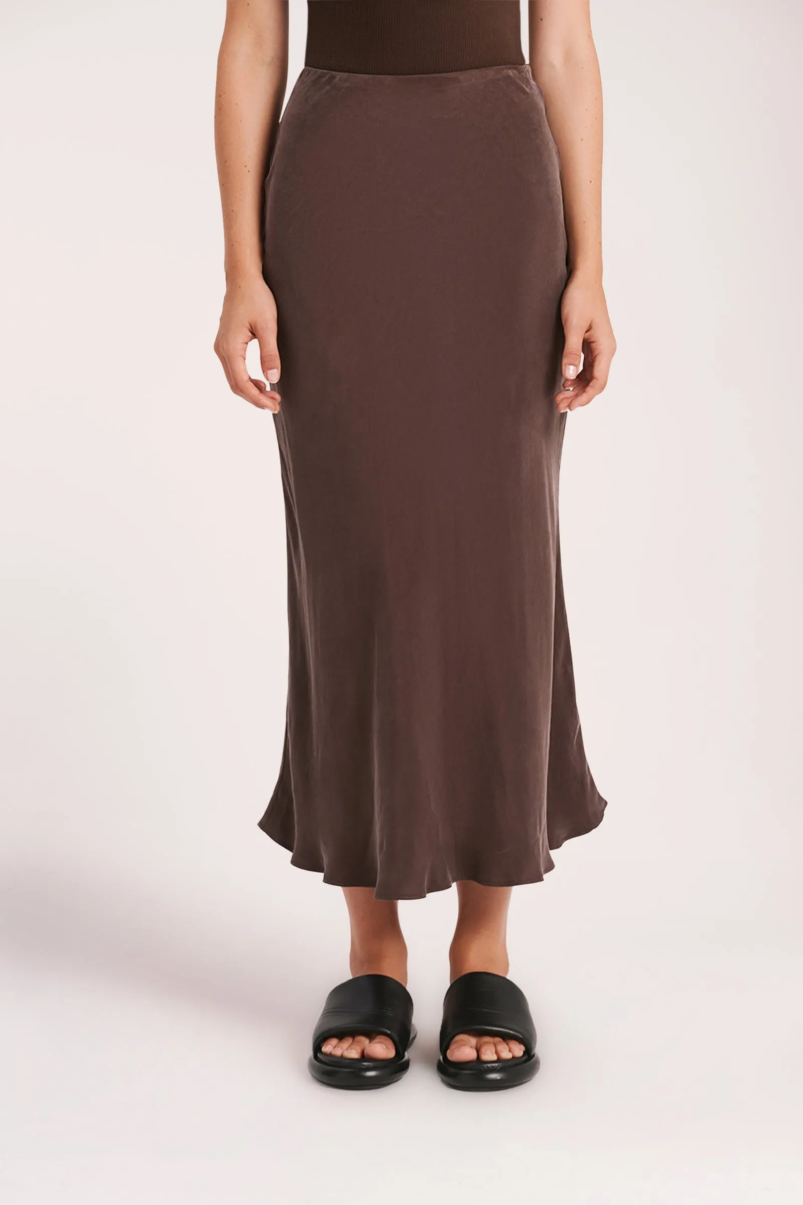 HARLOW CUPRO MIDI SKIRT sold by Nude Lucy product image thumbnail 2