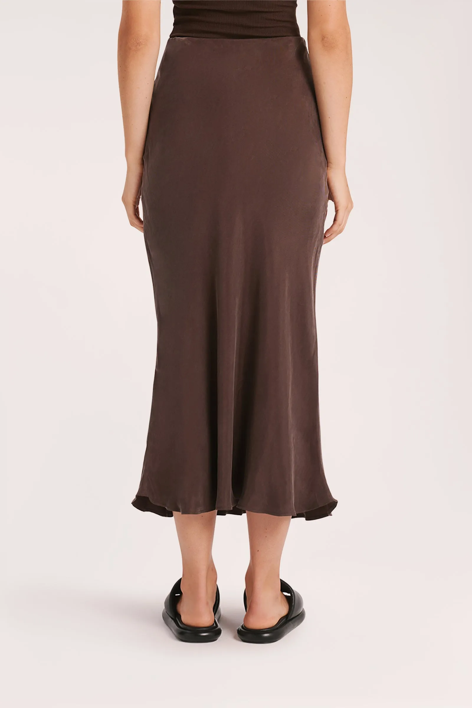 HARLOW CUPRO MIDI SKIRT sold by Nude Lucy product image thumbnail 4
