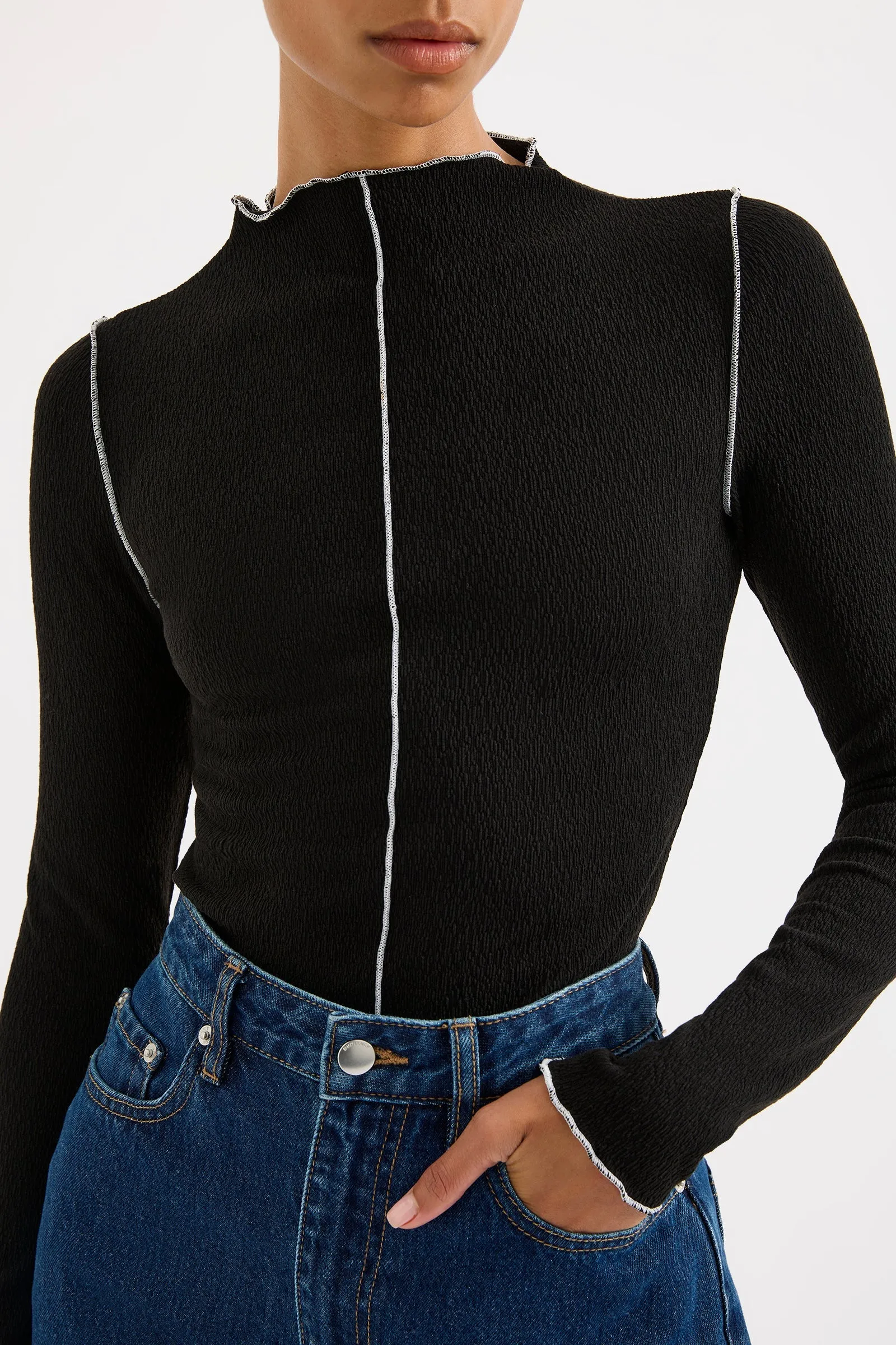 XANDER LS TOP sold by Nude Lucy product image thumbnail 5