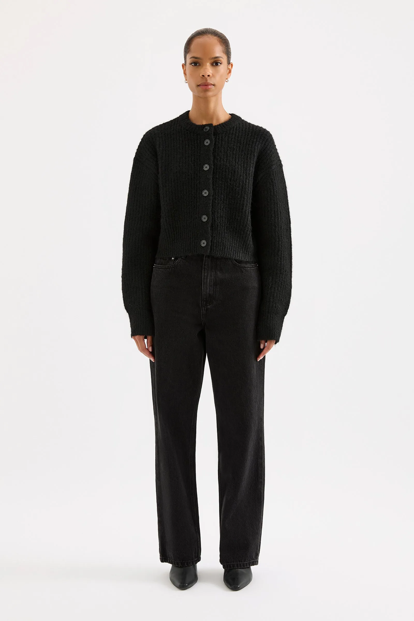 NIXON CROPPED CARDIGAN sold by Nude Lucy