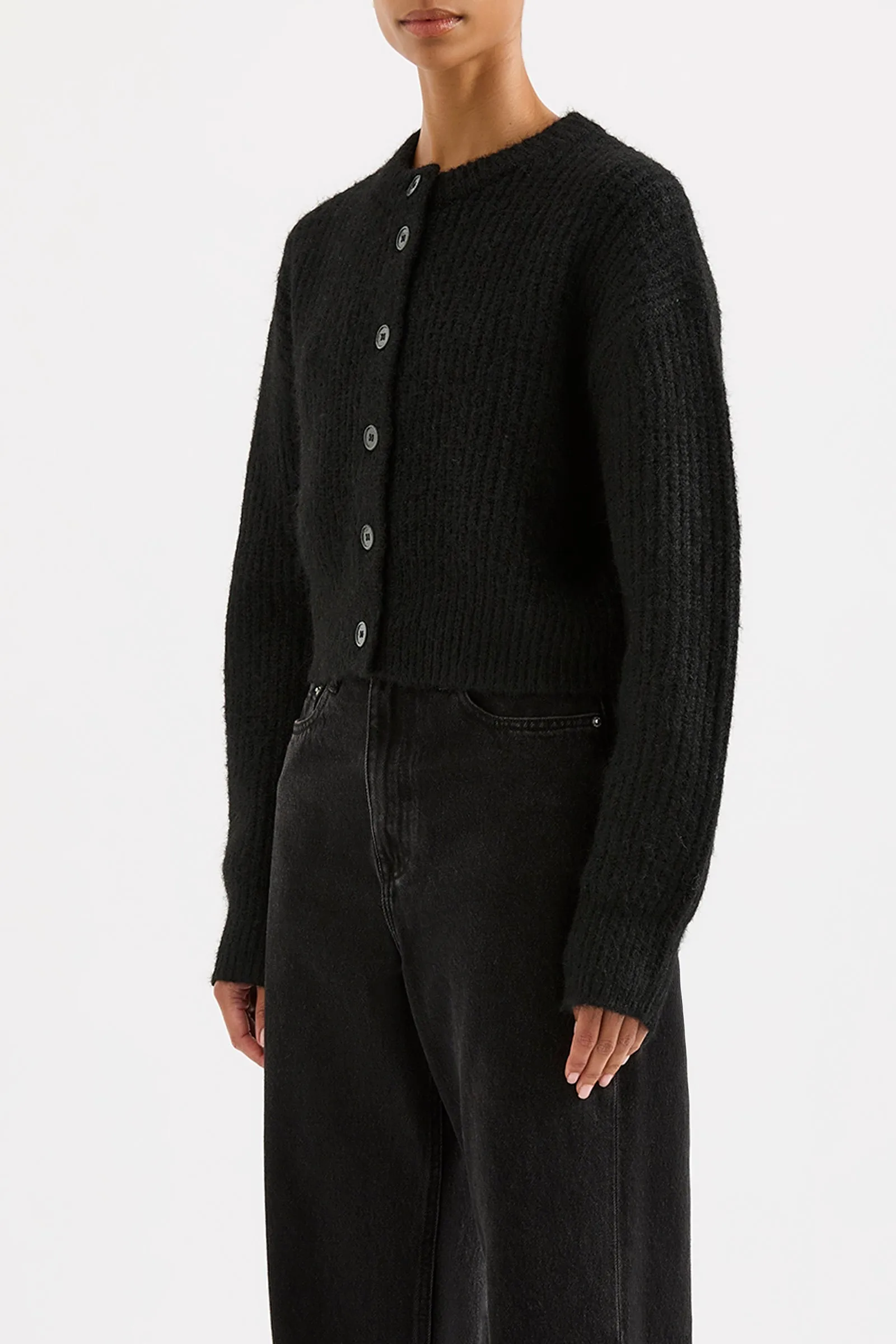 NIXON CROPPED CARDIGAN sold by Nude Lucy product image thumbnail 3