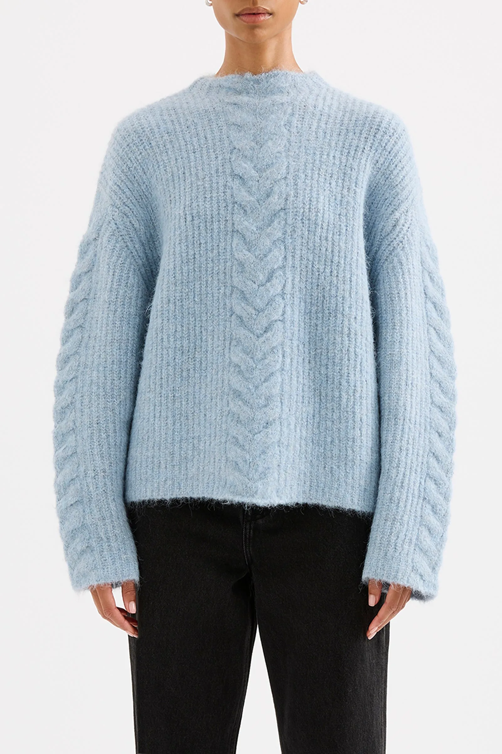 PAIGE CABLE KNIT sold by Nude Lucy product image thumbnail 3