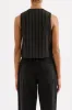 MAEVE PINSTRIPE VEST sold by Nude Lucy