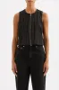 MAEVE PINSTRIPE VEST sold by Nude Lucy
