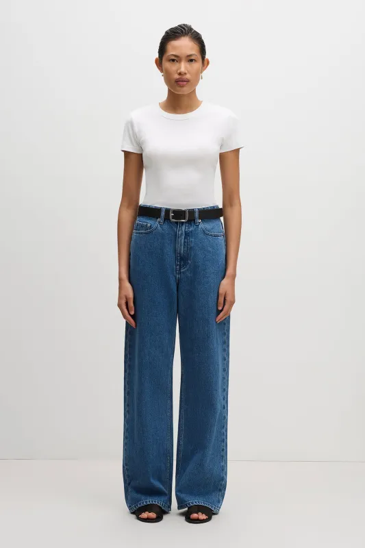 ORGANIC RELAXED LEG JEAN sold by Nude Lucy