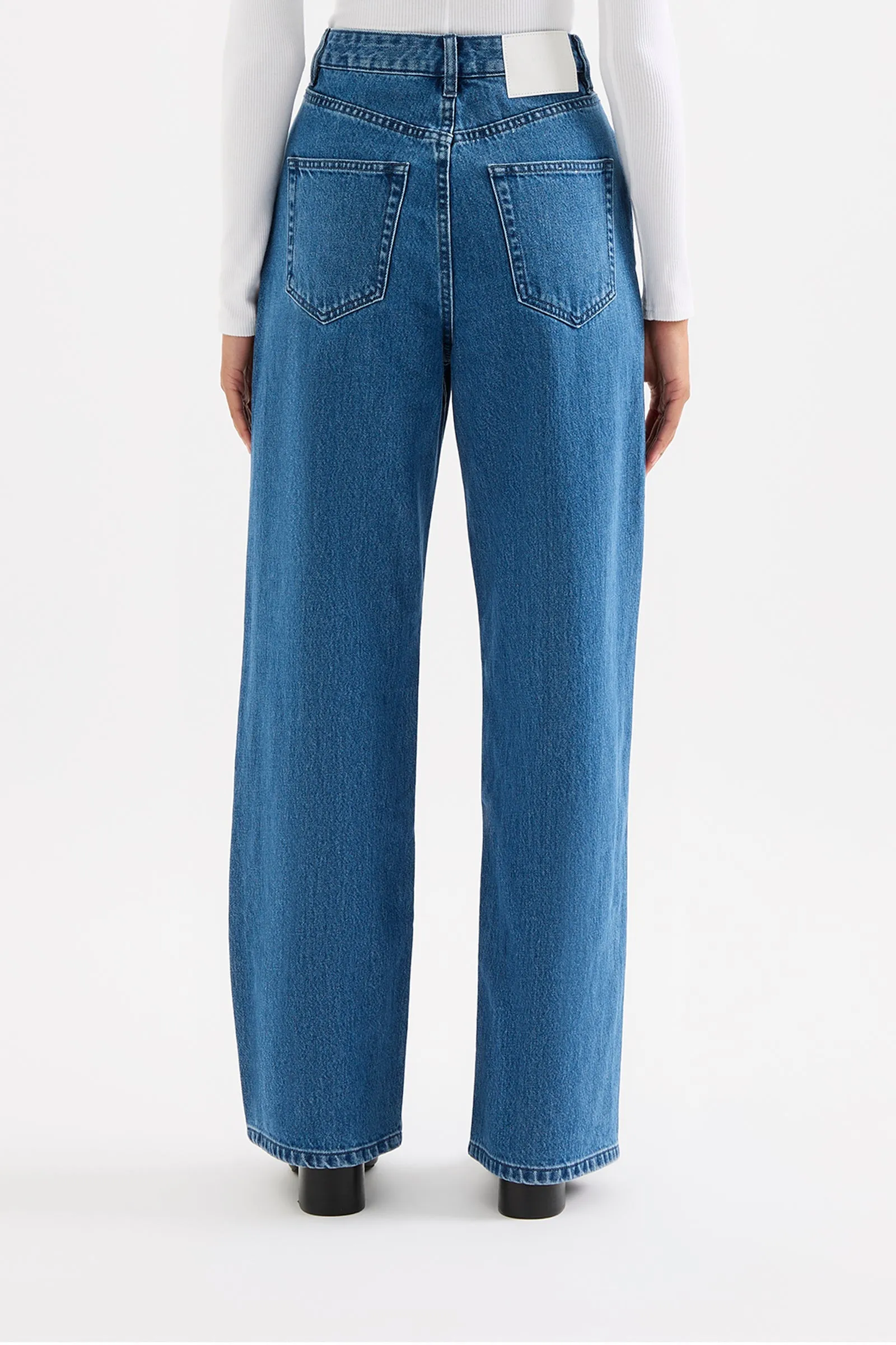 ORGANIC RELAXED LEG JEAN sold by Nude Lucy product image thumbnail 5