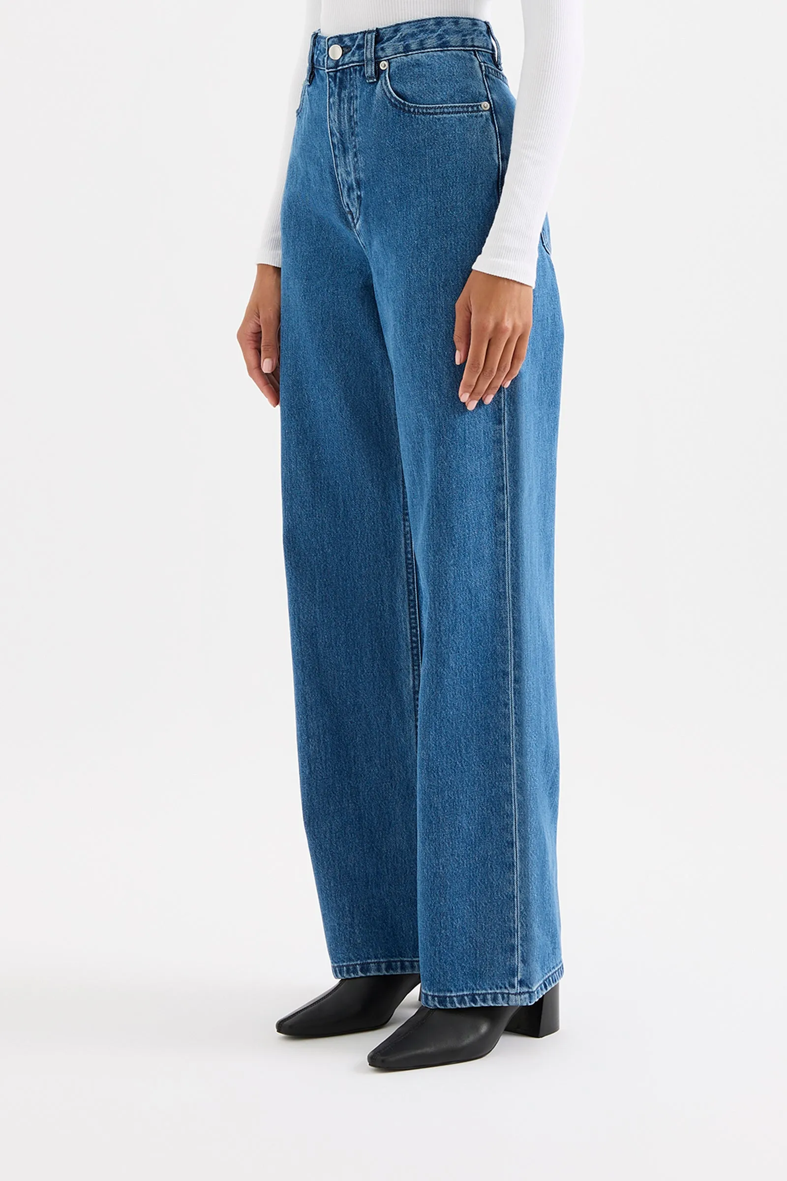 ORGANIC RELAXED LEG JEAN sold by Nude Lucy product image thumbnail 4