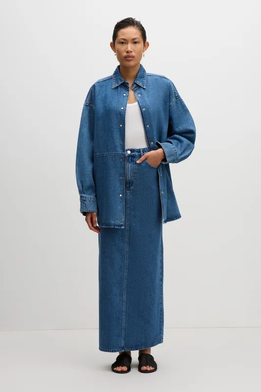 OTIS ORGANIC DENIM JACKET sold by Nude Lucy