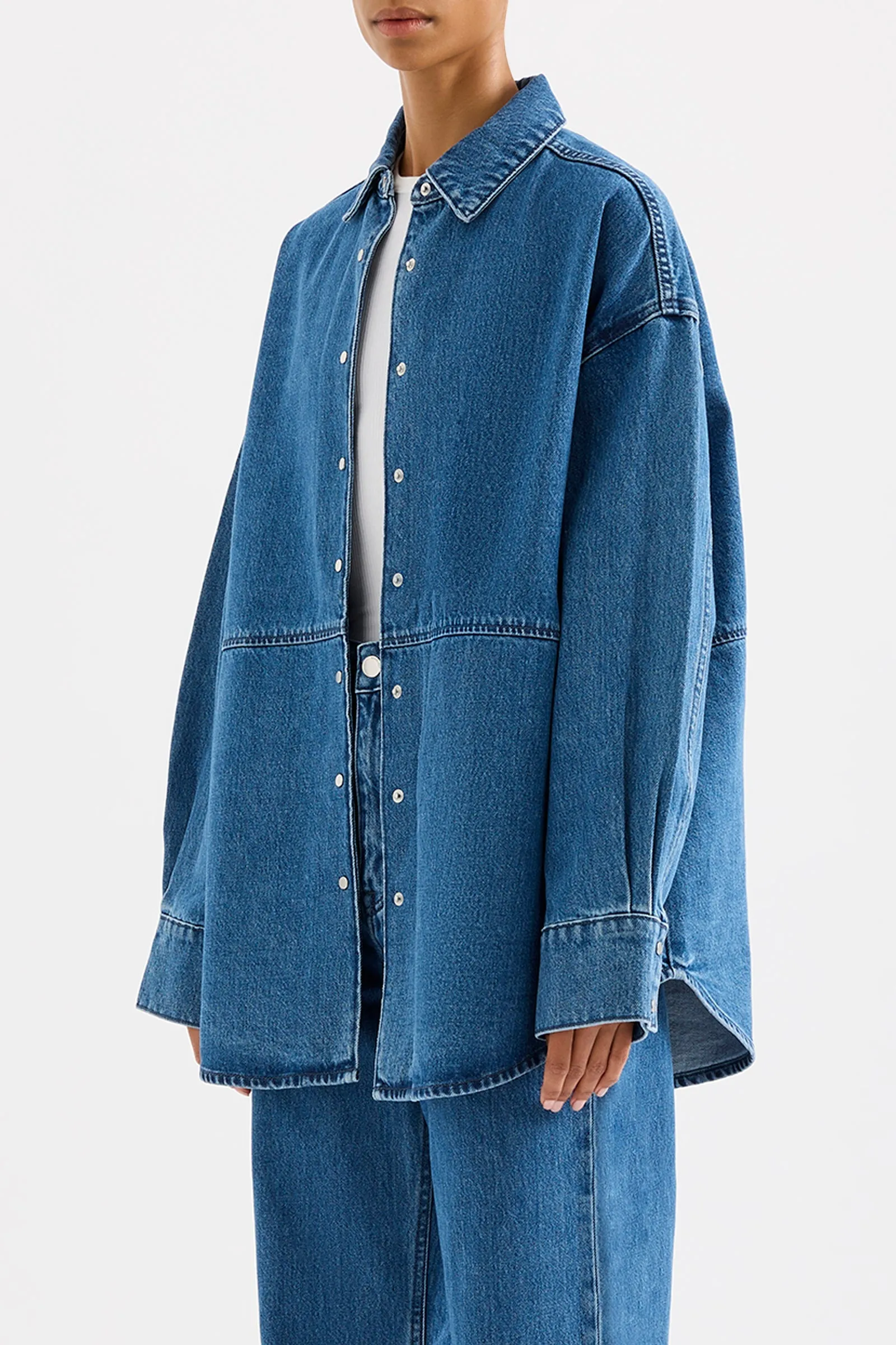 OTIS ORGANIC DENIM JACKET sold by Nude Lucy product image thumbnail 4