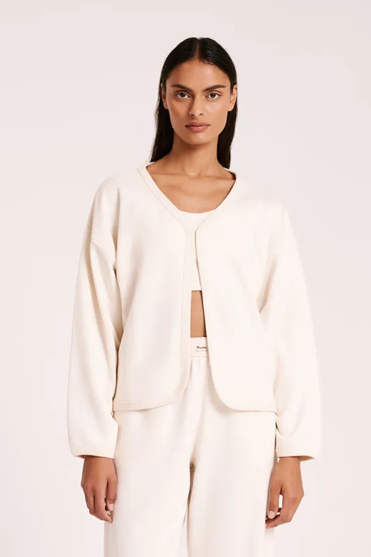 LOUNGE FLEECE CARDIGAN sold by Nude Lucy