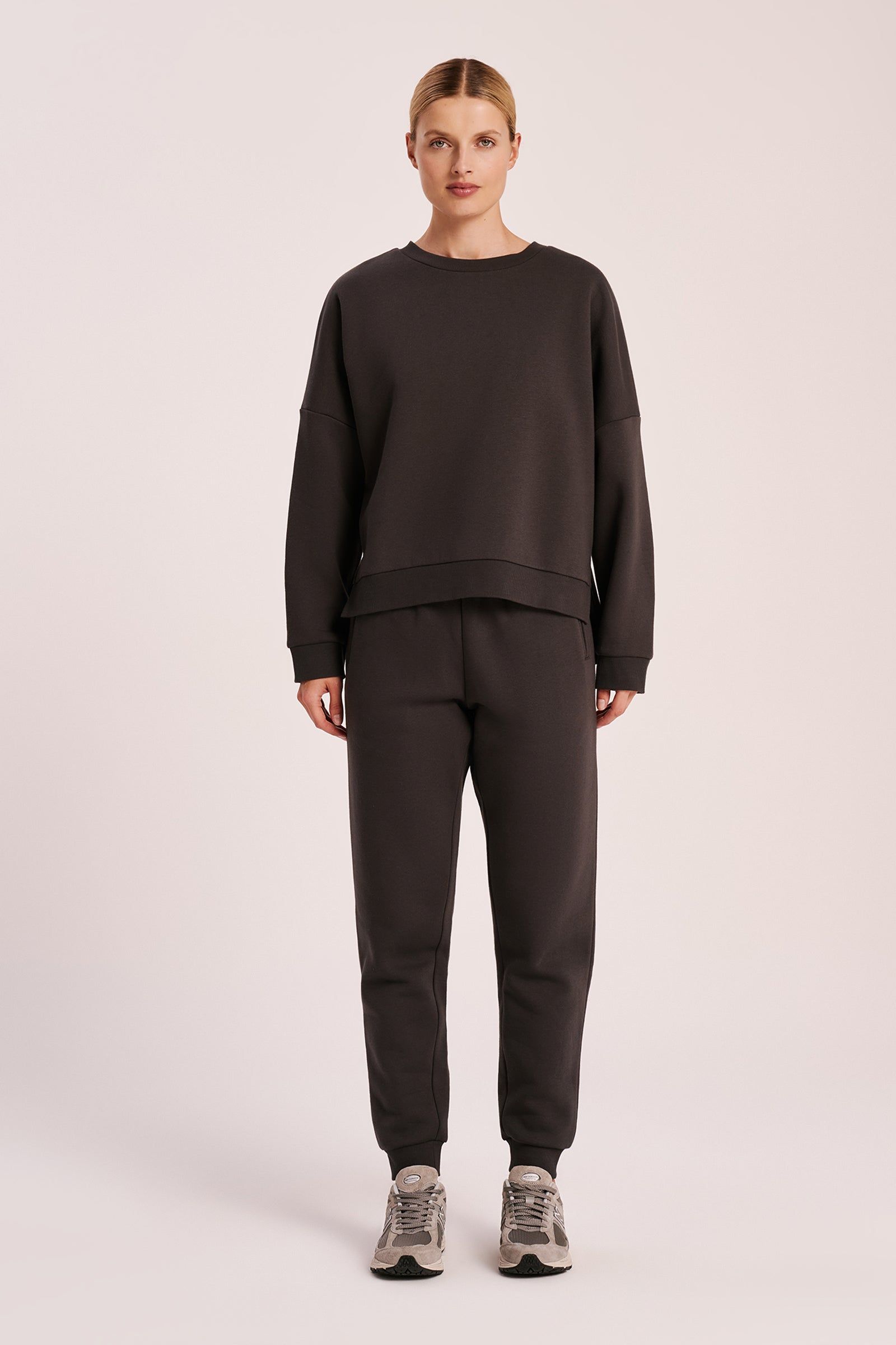 CARTER CLASSIC OVERSIZED SWEAT & TRACKPANT SET sold by Nude Lucy