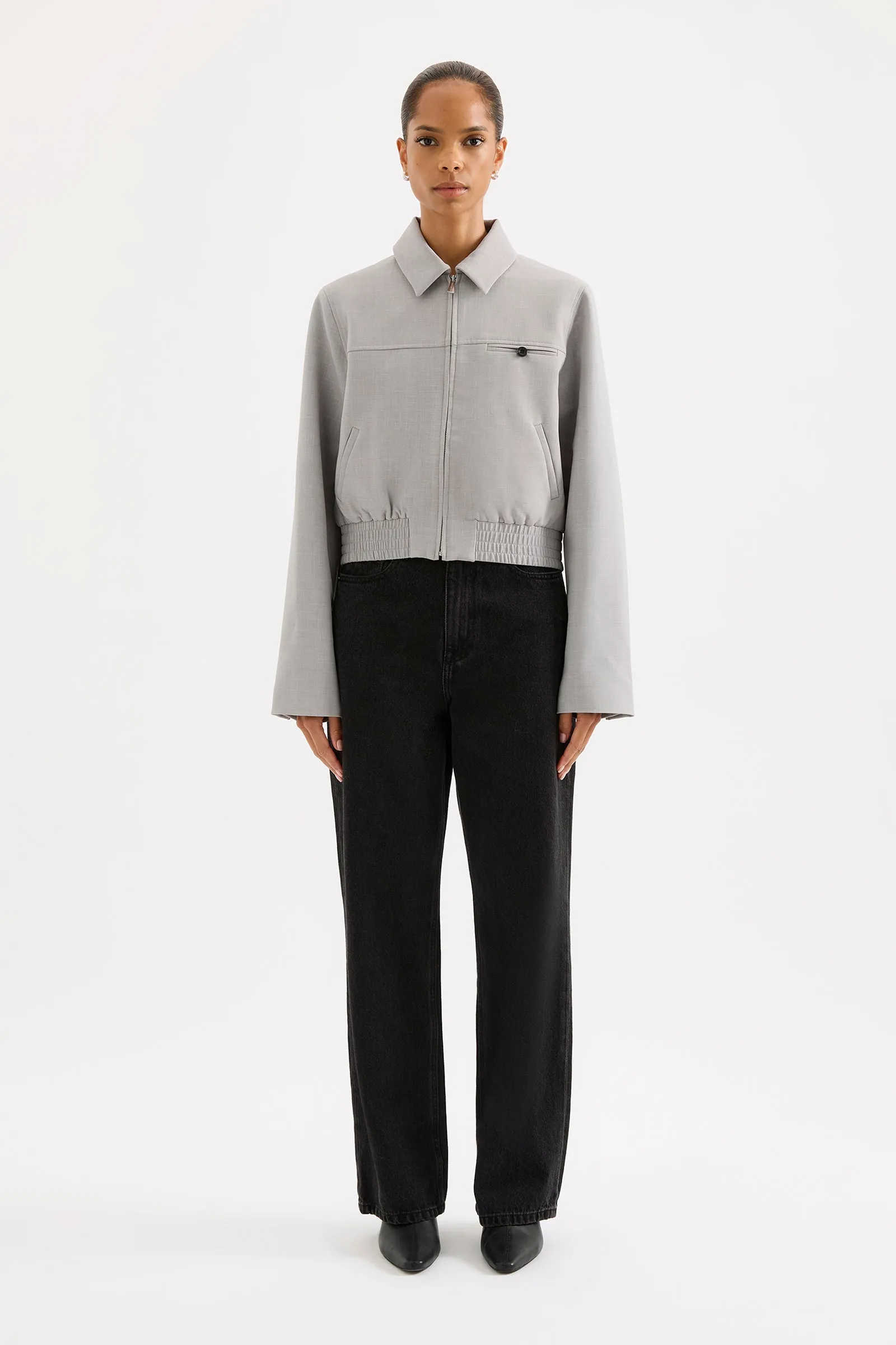 ELENA BOMBER JACKET sold by Nude Lucy