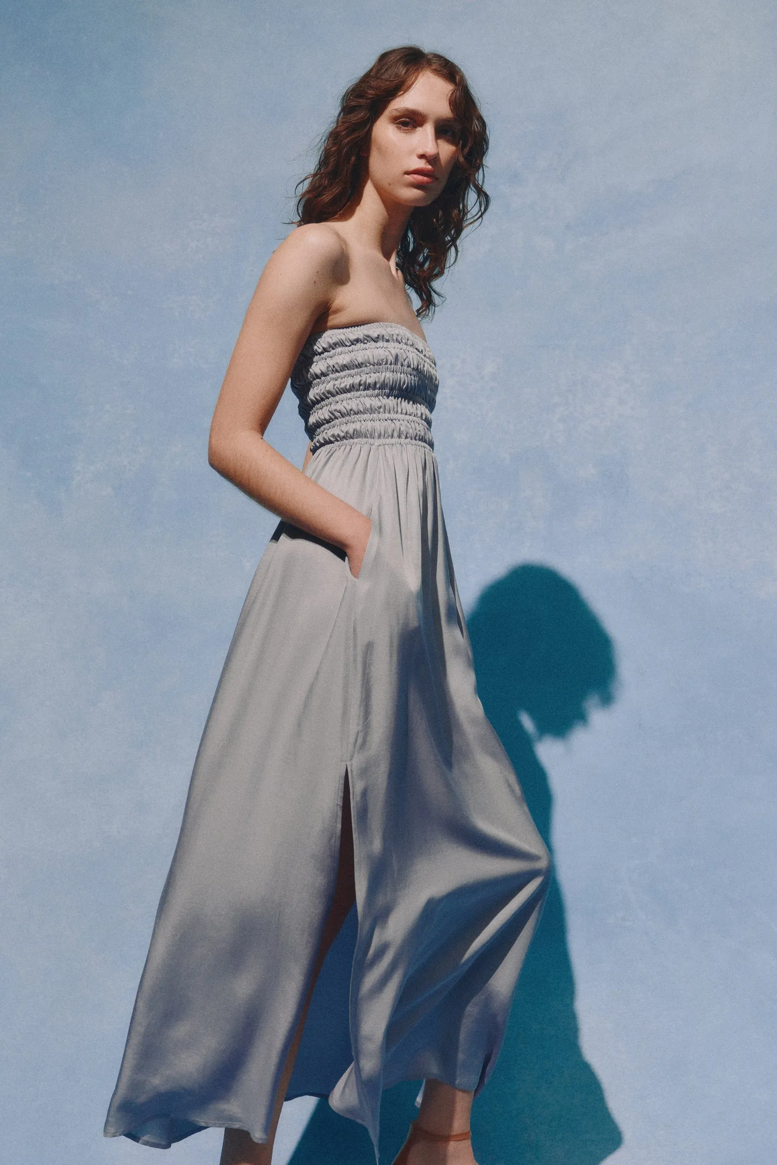 ZURI TENCEL MAXI DRESS sold by Nude Lucy product image thumbnail 5