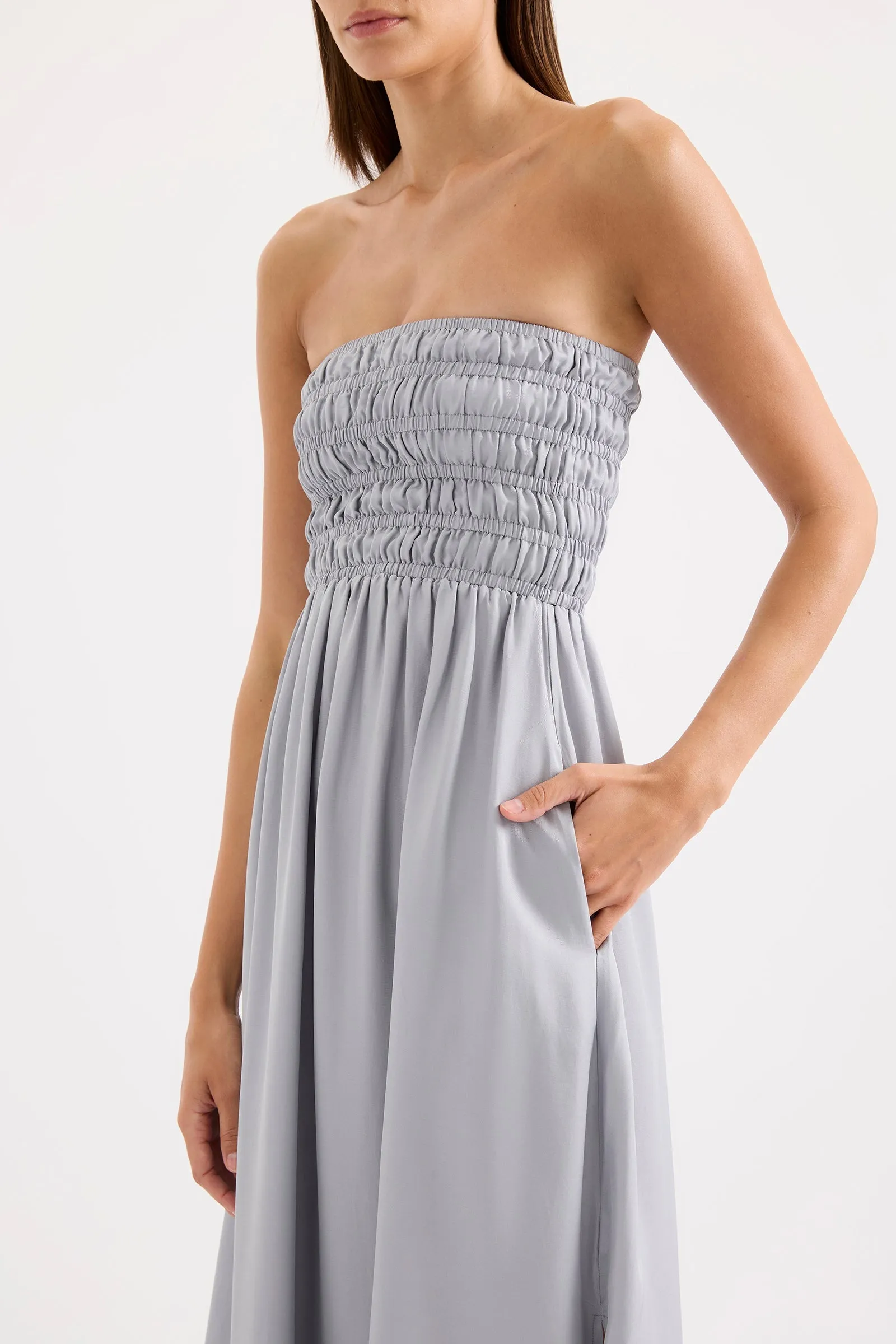 ZURI TENCEL MAXI DRESS sold by Nude Lucy product image thumbnail 4
