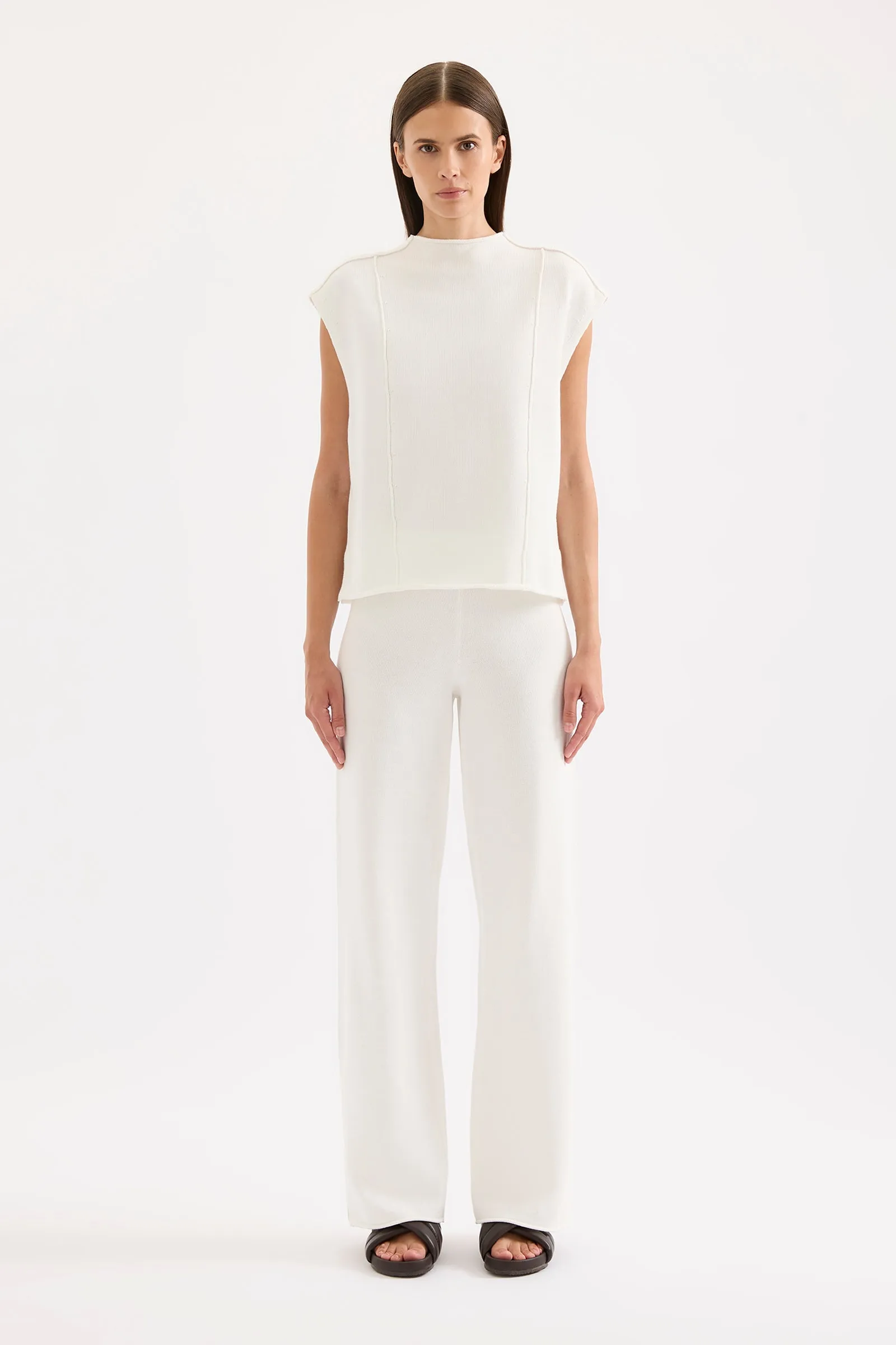 LANDA KNIT TEE sold by Nude Lucy