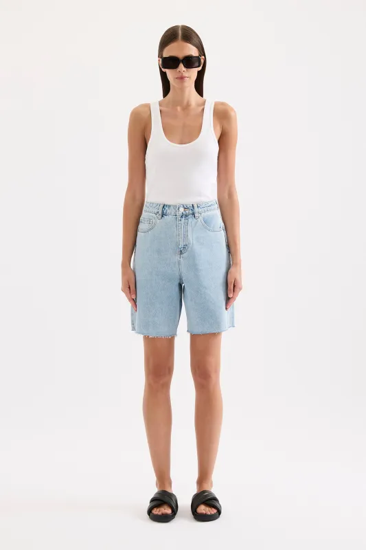 SHEEBA DENIM SHORT sold by Nude Lucy
