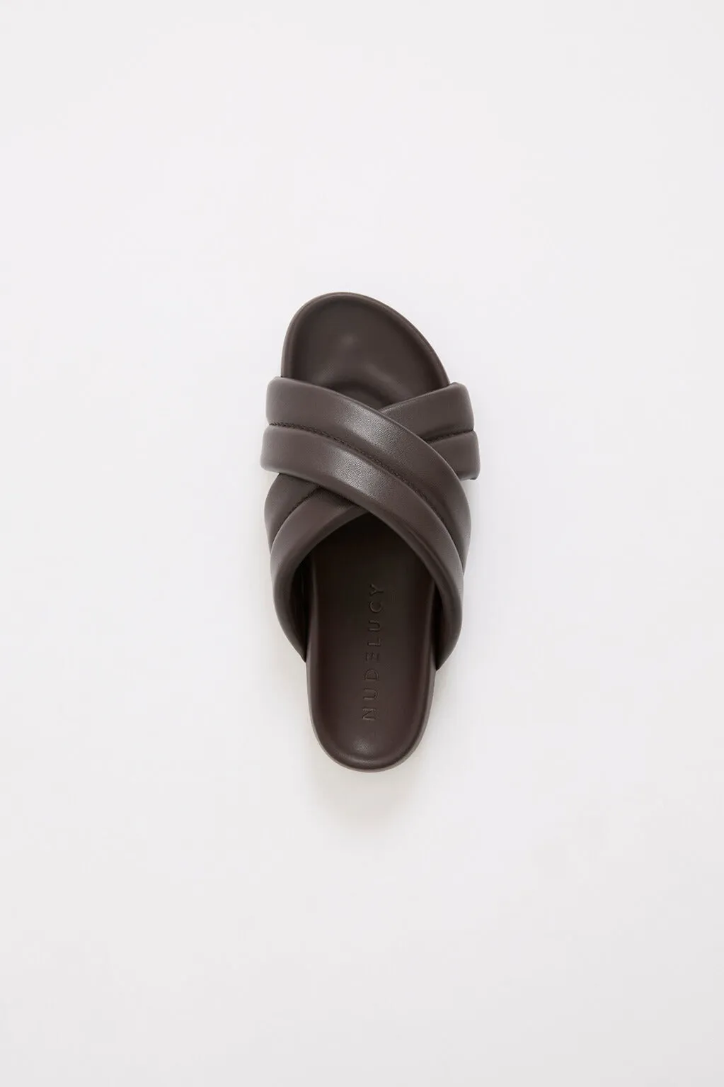 CROSSOVER LEATHER SLIDE sold by Nude Lucy product image thumbnail 2