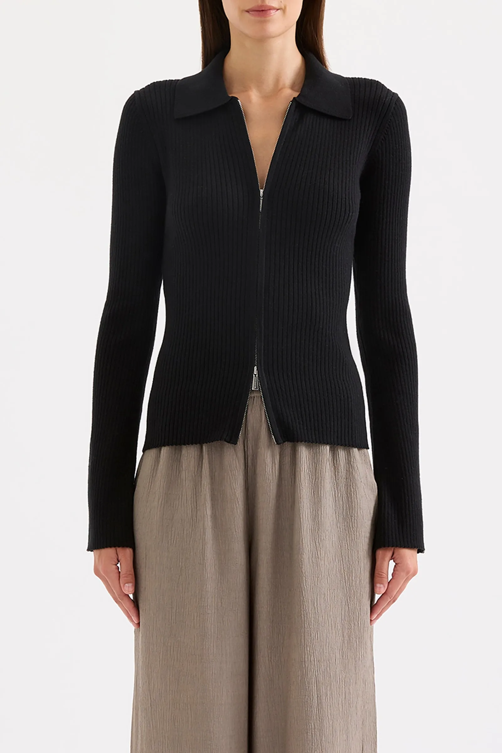 BETINA ZIP FRONT KNIT sold by Nude Lucy product image thumbnail 2