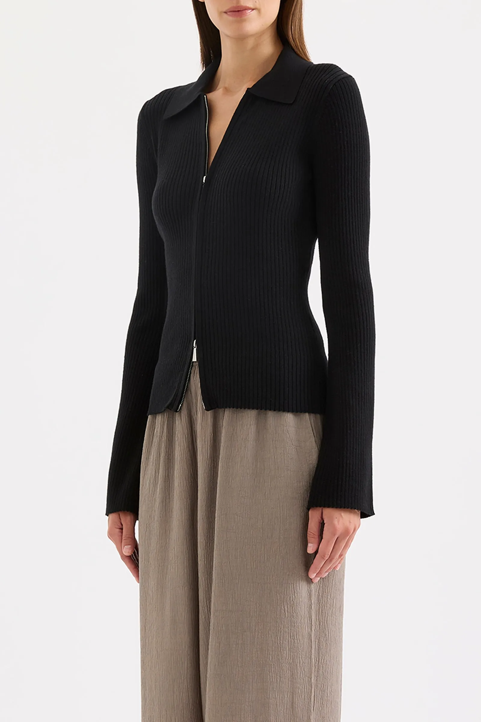 BETINA ZIP FRONT KNIT sold by Nude Lucy product image thumbnail 3