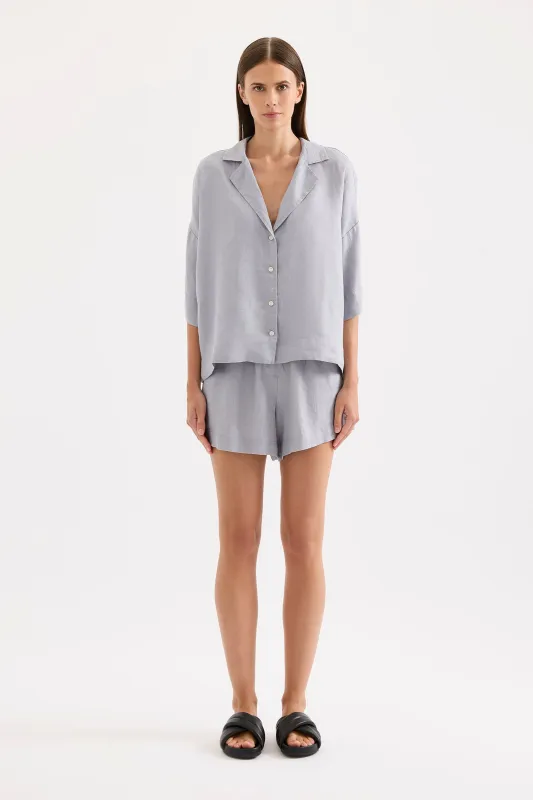 LOUNGE LINEN SHIRT sold by Nude Lucy